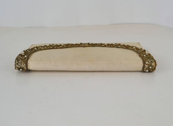Vintage Ivory Envelope Clutch by Harilelas, Needs… - image 6