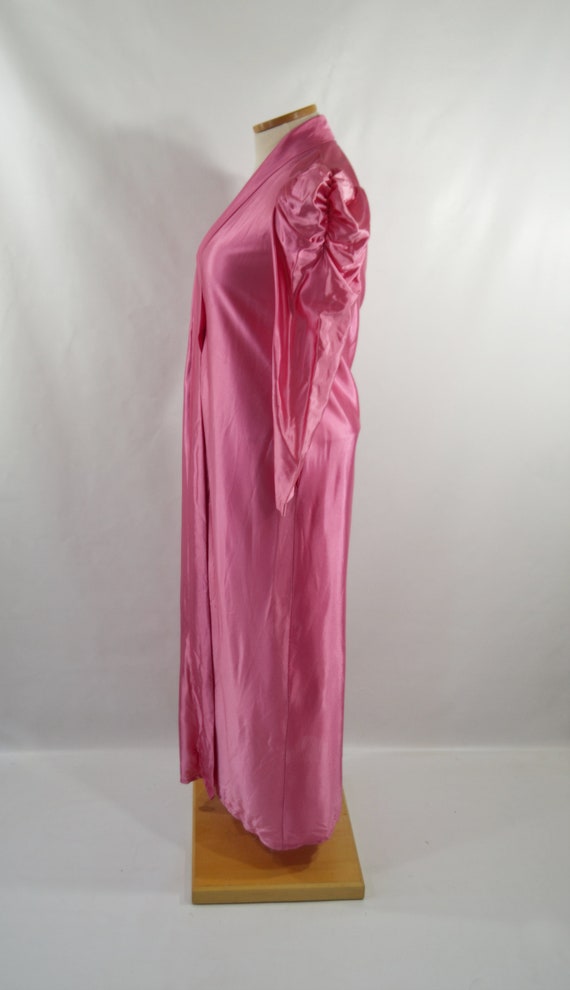 1970s/1980s Raspberry Pink Robe by Miss Elaine - image 4