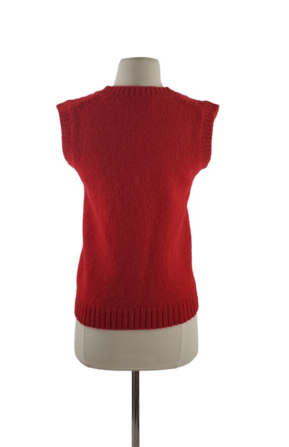 SS RED Wool Vest main image 1