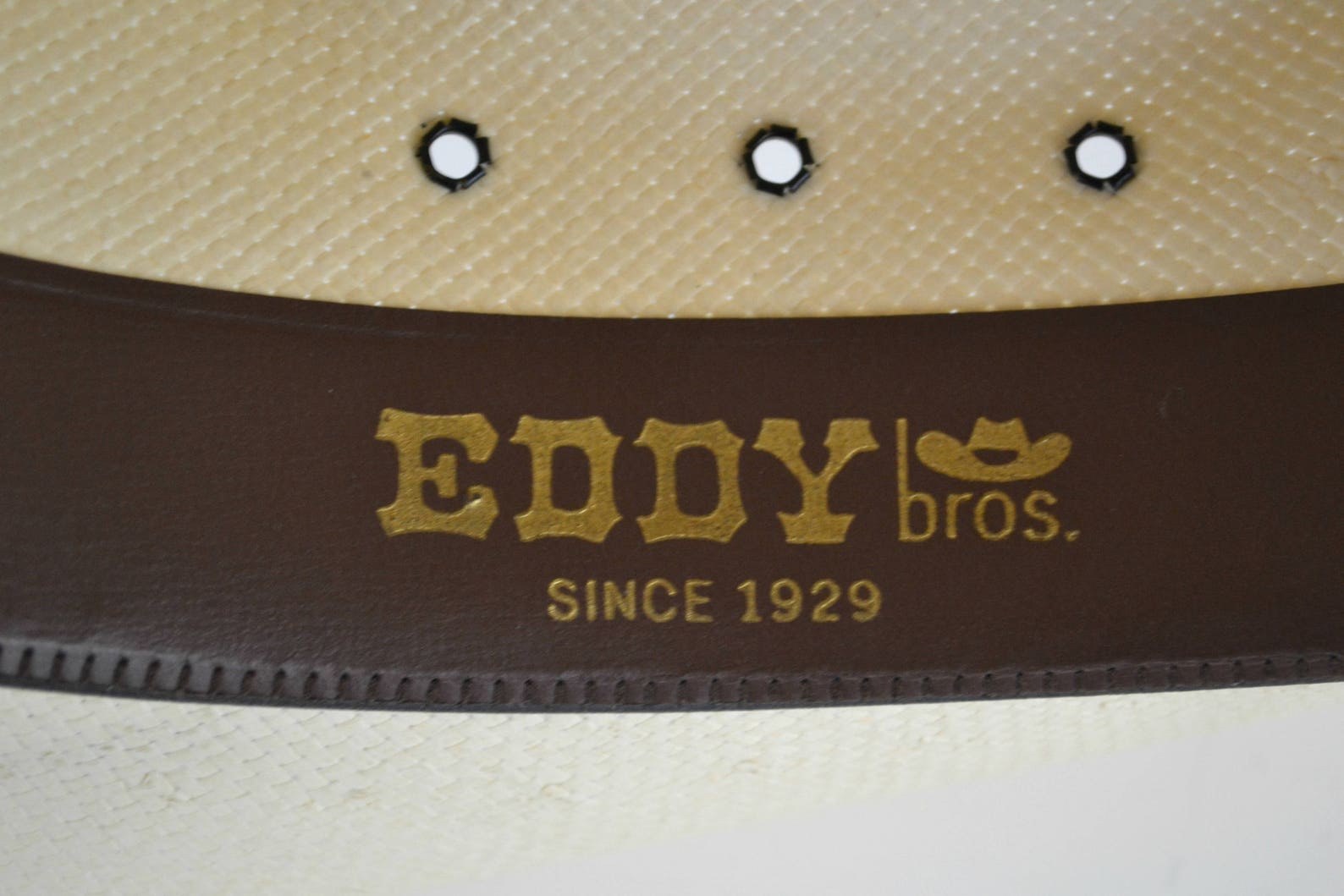 1980s Ivory Feathered Ridge Top Cowboy Hat by Eddy Bros Size Etsy