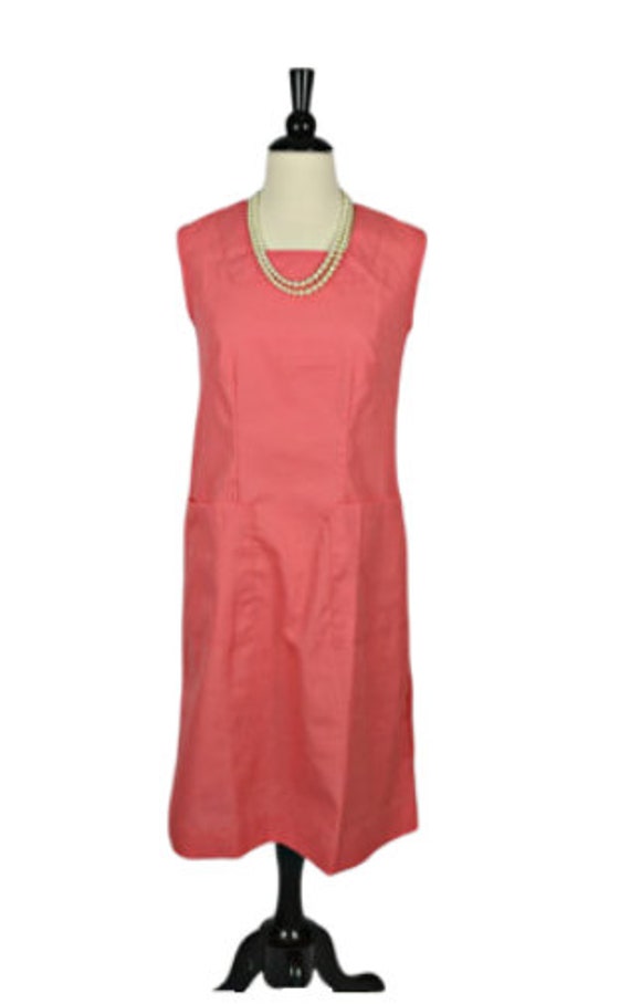 open lace back dress HOUSEKEEPING PINK DRESS FOR WOMEN – THE SCRUB MEDZ main image 1