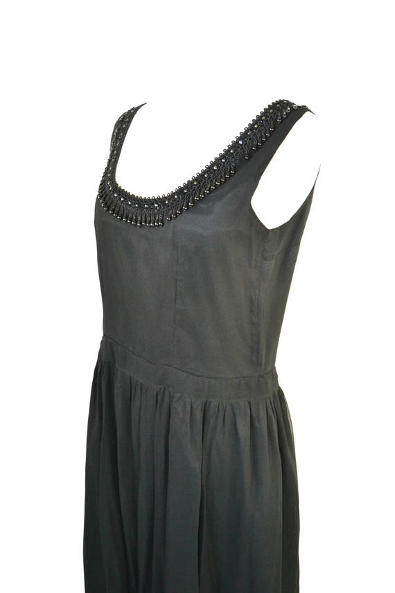 1960s/1970s Sleeveless Little Black Dress, Cockta… - image 3