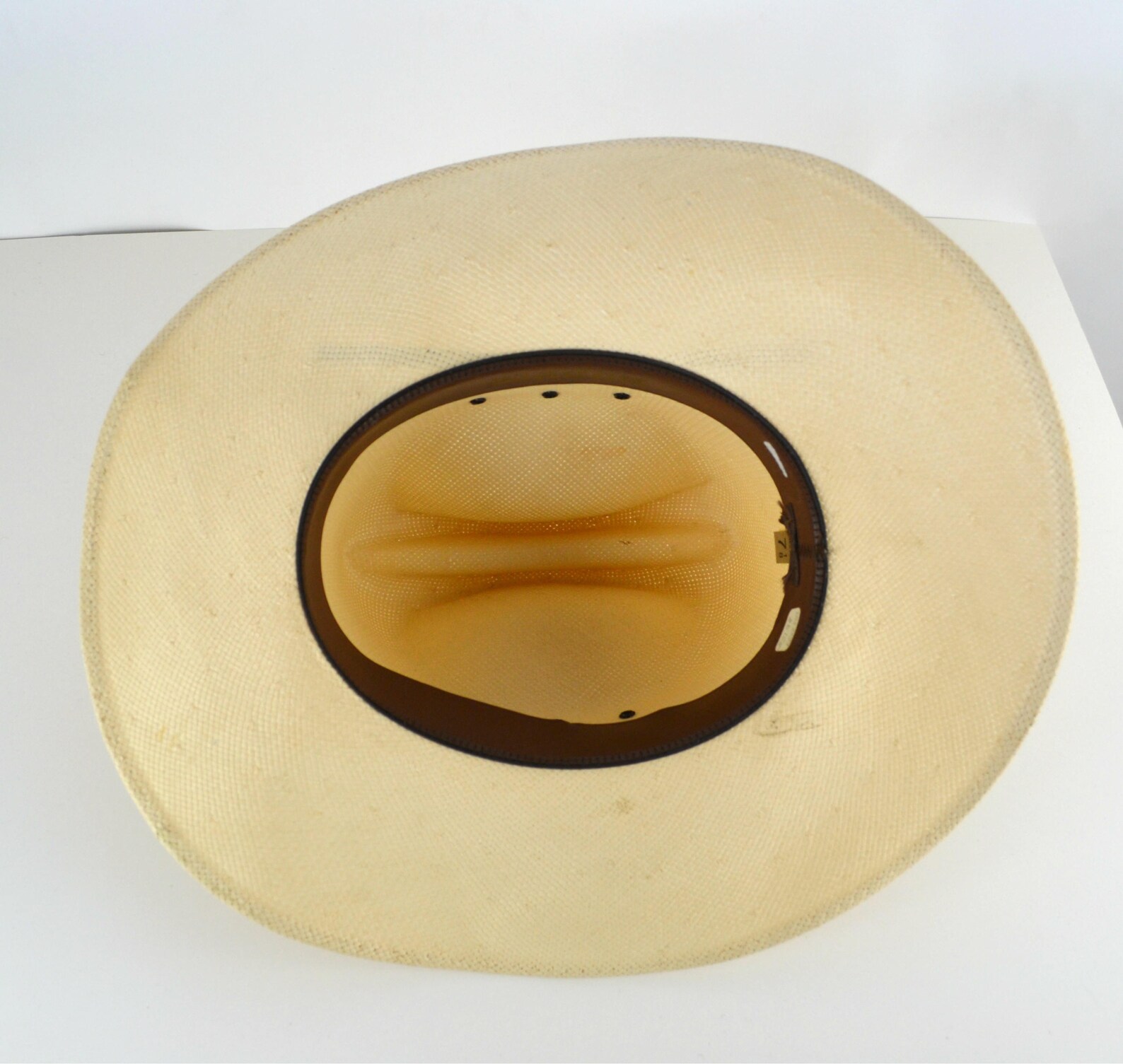 1980s Ivory Feathered Ridge Top Cowboy Hat by Eddy Bros Size Etsy