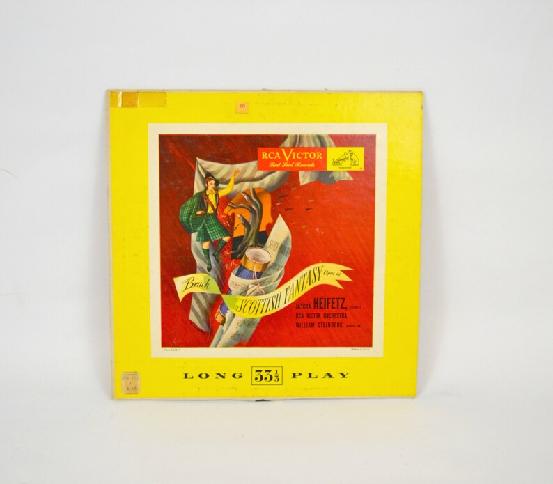 1953 Recording of Bruch Scottish Fantasy Op. 46, Long Play 33 1/3 image 1