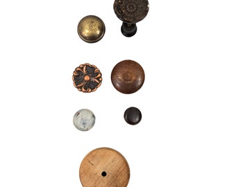 Vintage Drawer Knob, Retro Cabinet Pull, Mid Century Hardware
