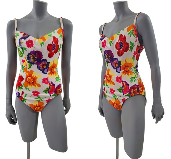 90’s One Piece Floral Swimsuit by Longitude Women's main image 0
