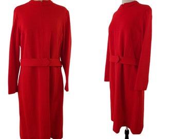 1960s/1970s Red Shift MOD Dress, VOLUP