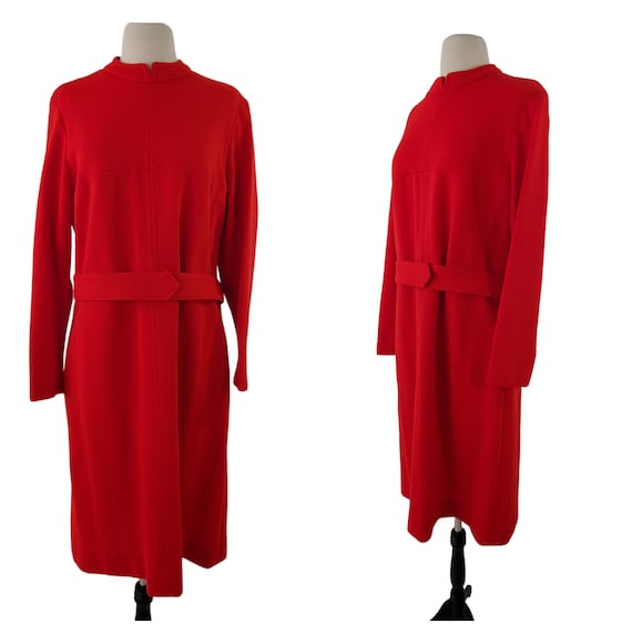 1960s/1970s Red Shift MOD Dress, VOLUP - image 1