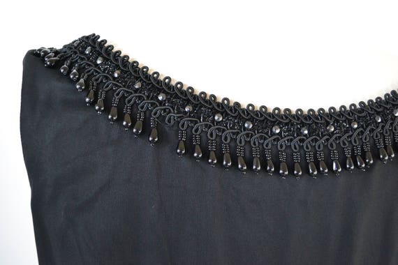 1960s/1970s Sleeveless Little Black Dress, Cockta… - image 7