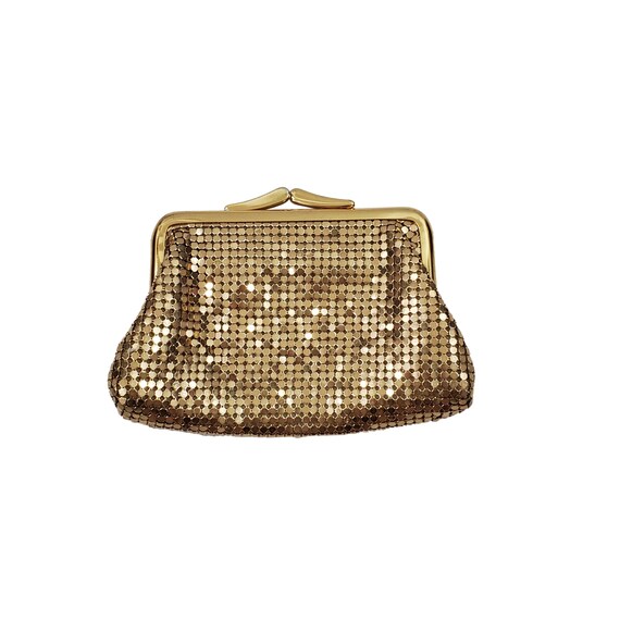 1950s Whiting and Davis Gold Mesh Coin Purse - image 6