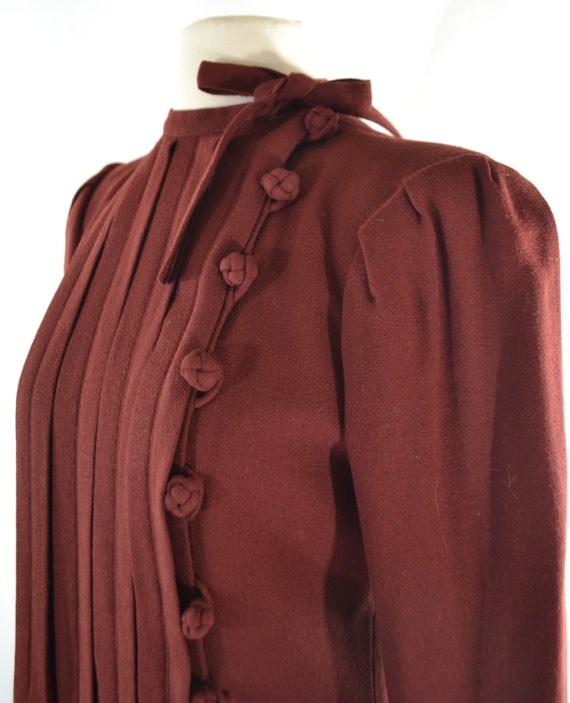 1970s Brick Red Two Piece Wool Suit by Albert Nip… - image 7