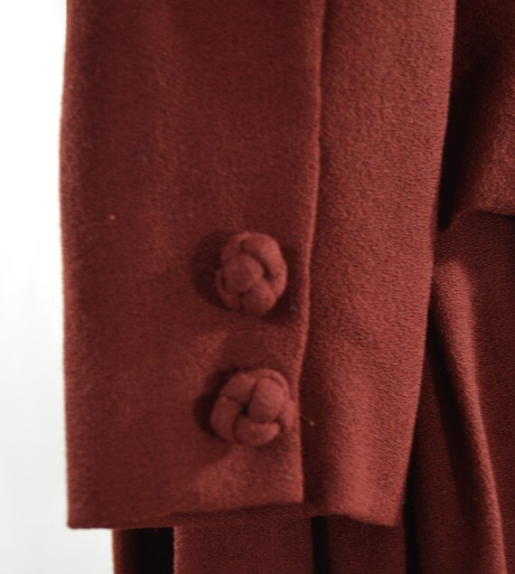 1970s Brick Red Two Piece Wool Suit by Albert Nip… - image 8