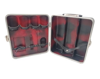 1960s Retro Portable/Travel Bar Case, Hard Case