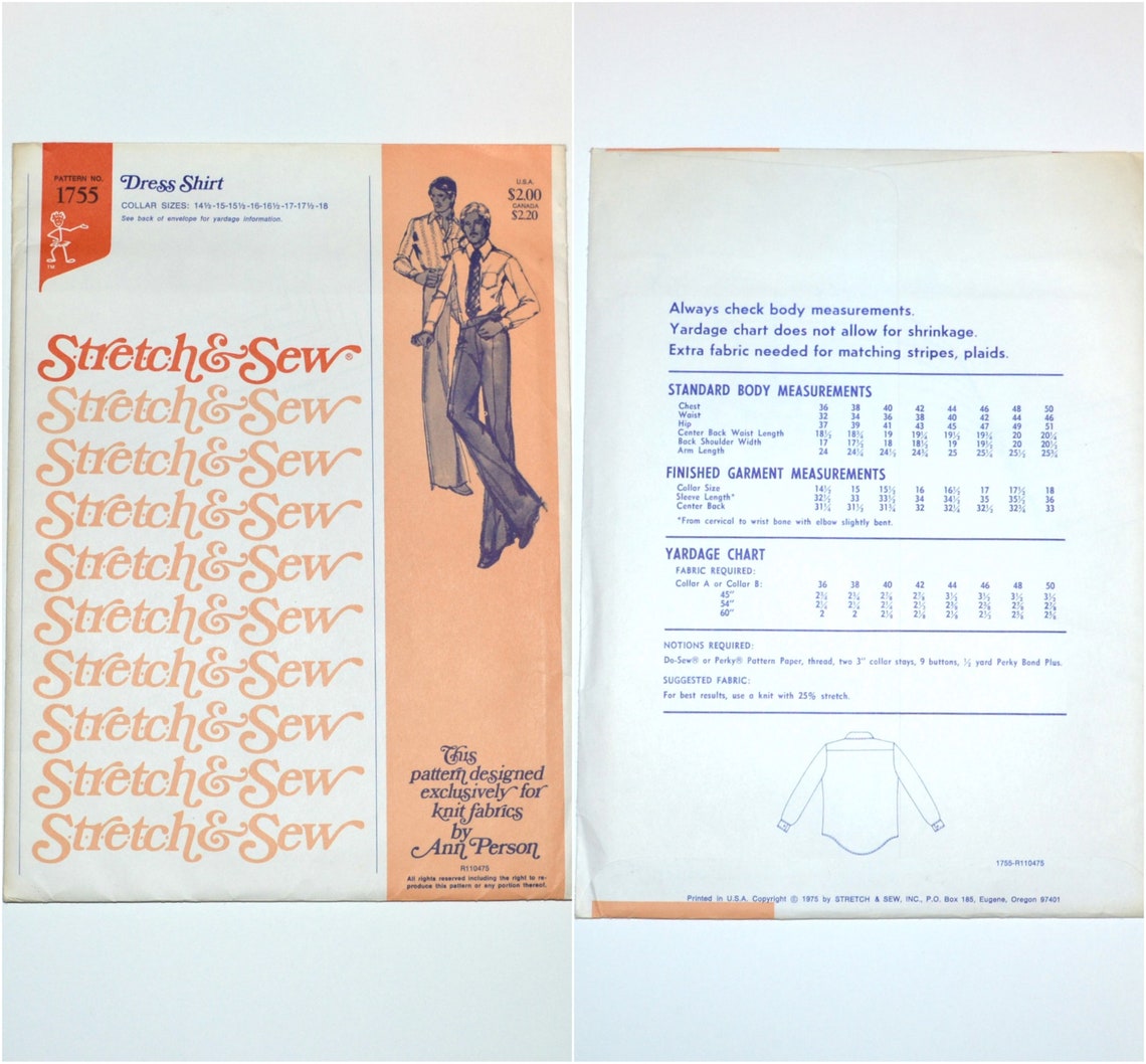 Vintage Stretch and Sew Pattern 625 630 1750 1753 1755 - Etsy
