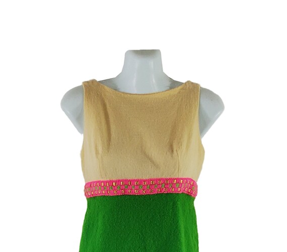 white top green bottom dress Erin Dress