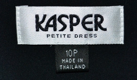 Vintage Black Formal Fitted Jacket by Kasper Petite, NOS, Size 10P -   New Zealand