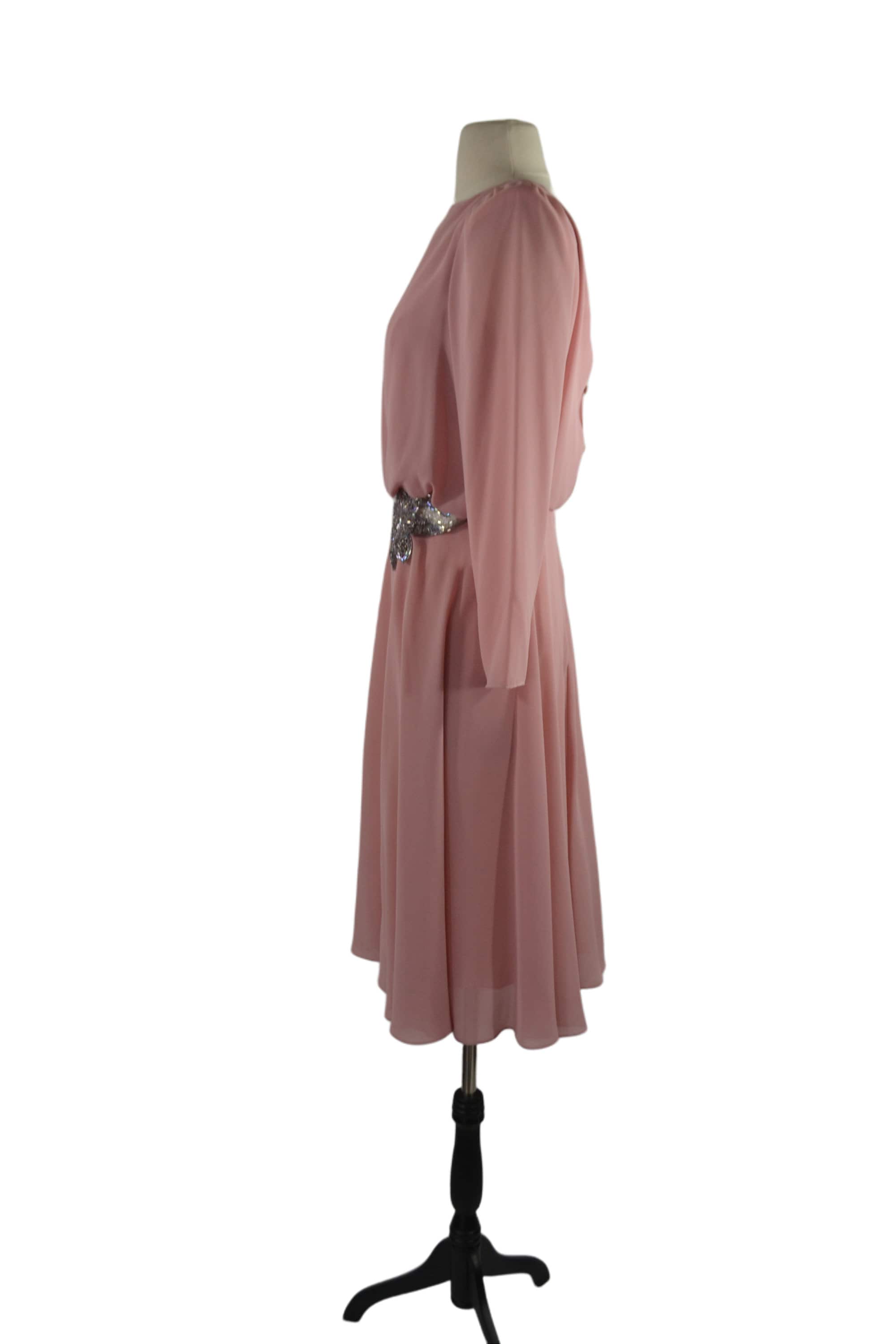 Robe Deux Pièces Augustus - Couleur Rose Poussiéreux (Dusty Rose) - Taille 8 - Occasion Très Bon état