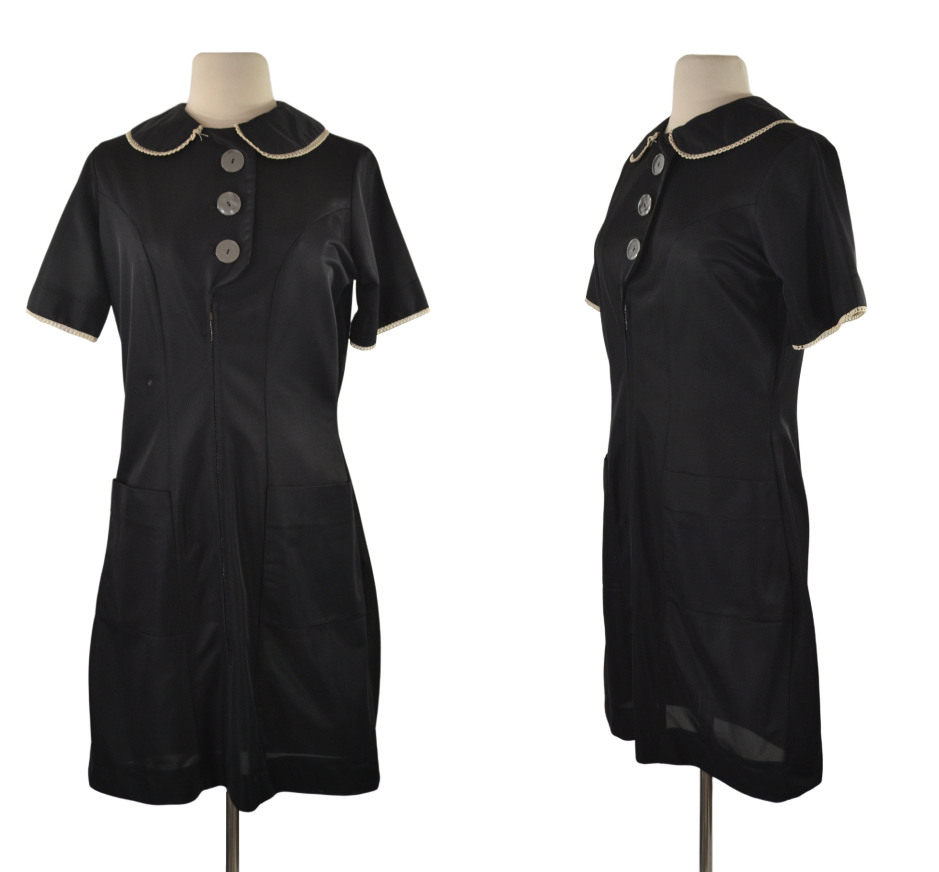 uniform black dress Dark In Love - Military Gothic Black - Dress main image 1