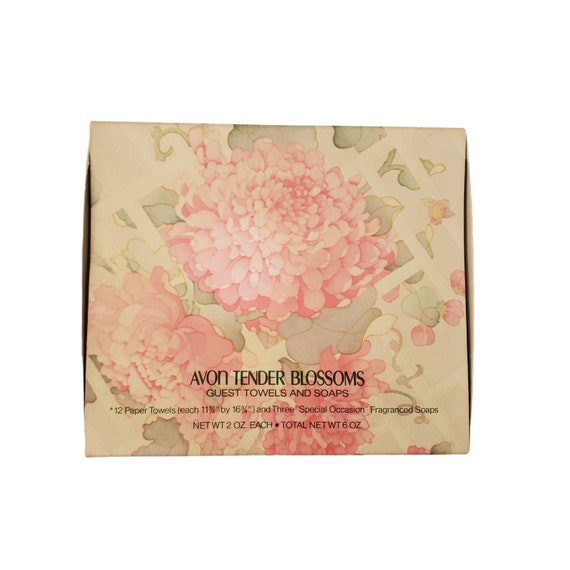 Vintage Avon Tender Blossoms Guest Towels and Soaps Set Etsy Ireland