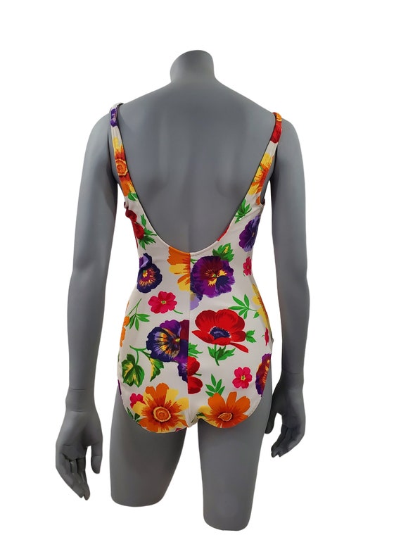90’s One Piece Floral Swimsuit by Longitude Women's main image 1