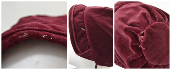 1940s/1950s Cranberry Velvet 3 Piece Snowsuit by … - image 10