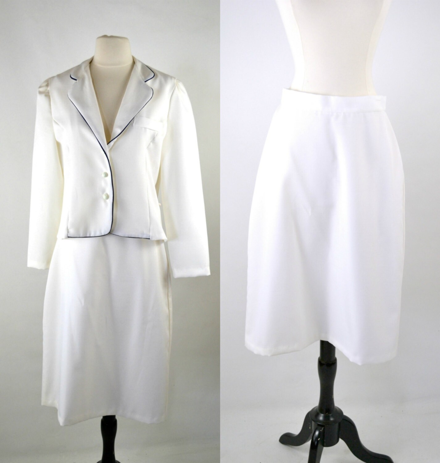 WHITE NICHE RETRO SUIT YV47378