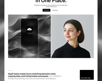 Cloudis | SaaS & Startup Webflow Template | Live Preview - cloudis-saas-software-webflow-template.webflow.io | Figma File included