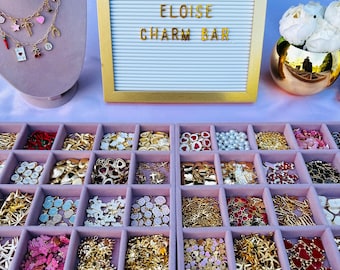 CHARM KITS – Jewelry Making Party Supplies for Bracelets, Necklaces, Bag Charms