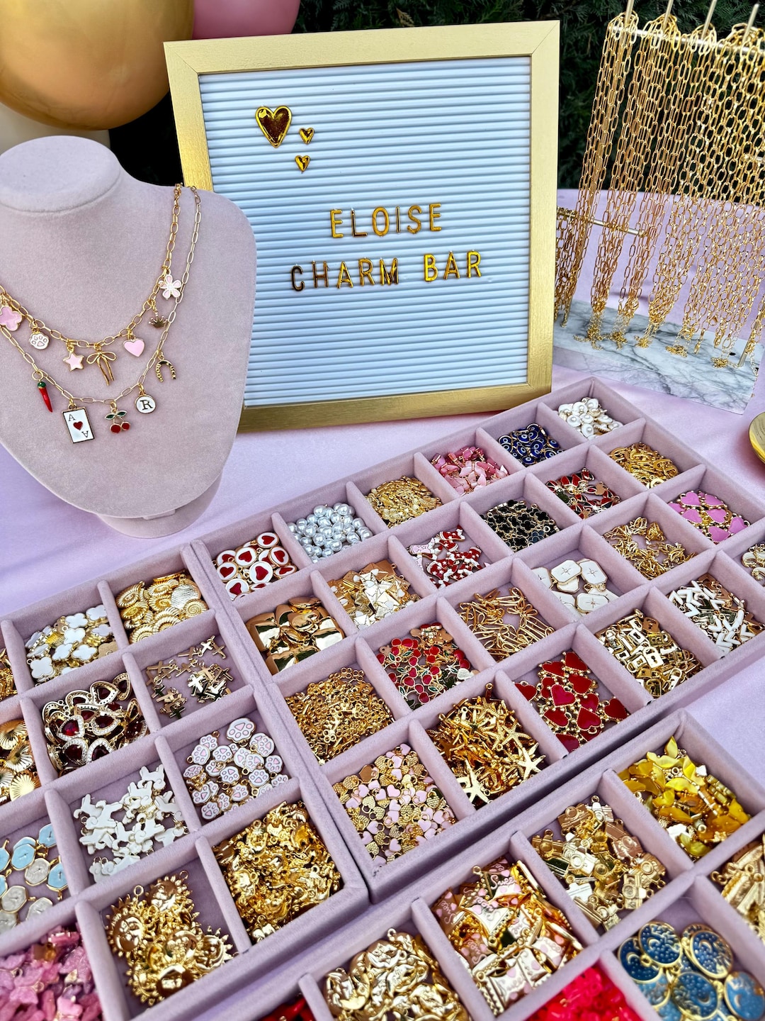 DIY Charm Bar Kit | Jewelry Making Party Supplies for Bracelets ...
