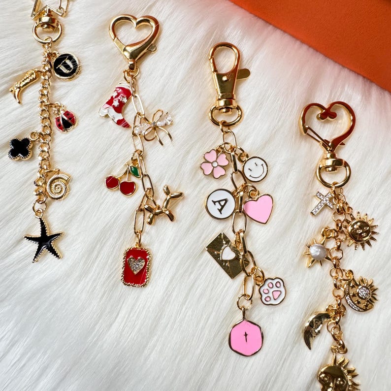 Gold Individual Separate Charms, Add a Charm, for Custom Charm Necklace ...