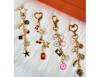 Bauen Sie Ihren eigenen Taschenanhänger | Benutzerdefinierte Schlüsselbund | Personalisierte Tasche Keychain | Geldbörse/Kettenaccessoire