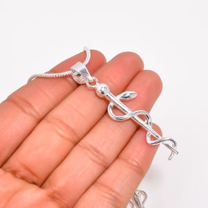 Rod of asclepius necklace - Etsy 日本