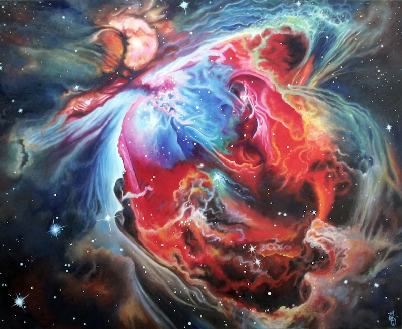 Fine Art Print Inside the Orion Nebula Space Art cosmic  Etsy