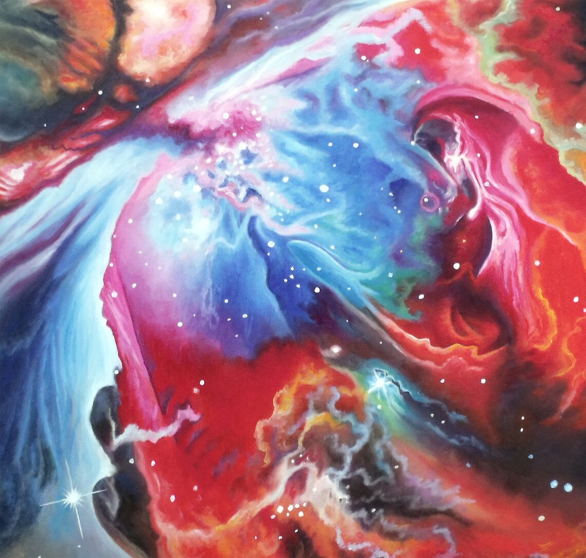 Orion Nebula Fine Art Print Space Art Cosmic Wall Art Etsy
