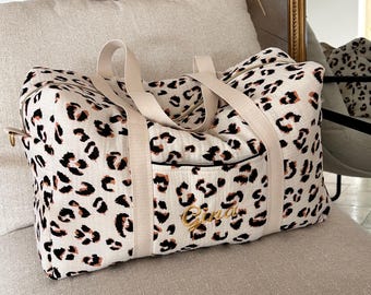 Sac à langer / voyage - personnalisé avec le prénom en broderie - cadeau naissance