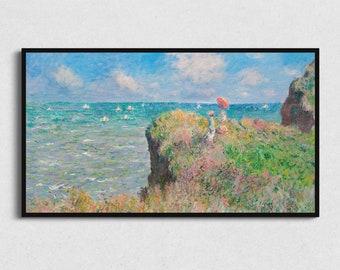 Vintage Seascape Painting for Samsung Frame TV (Digital Download)