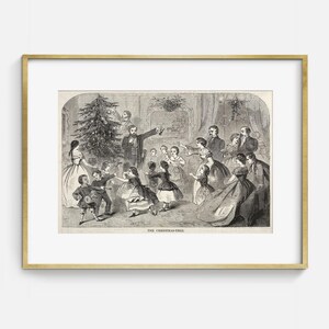 Weihnachtsbaum Skizze | Vintage Weihnachten druckbare Kunst, antike Urlaub Wandkunst, herunterladbare Weihnachtsbaum Skizze