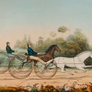 Vintage Reiter Gemälde Download, Digitale Wand Kunst Pferd Drucke Bild 5