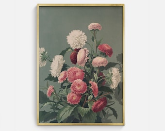 Vintage Floral Print: Antique Botanical Art (Digital Download)
