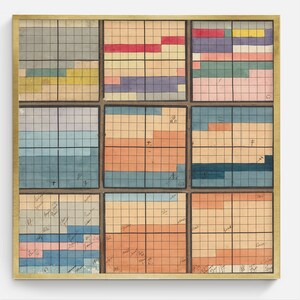 Arte de carta de colores vintage imprimible, arte imprimible de teoría del color