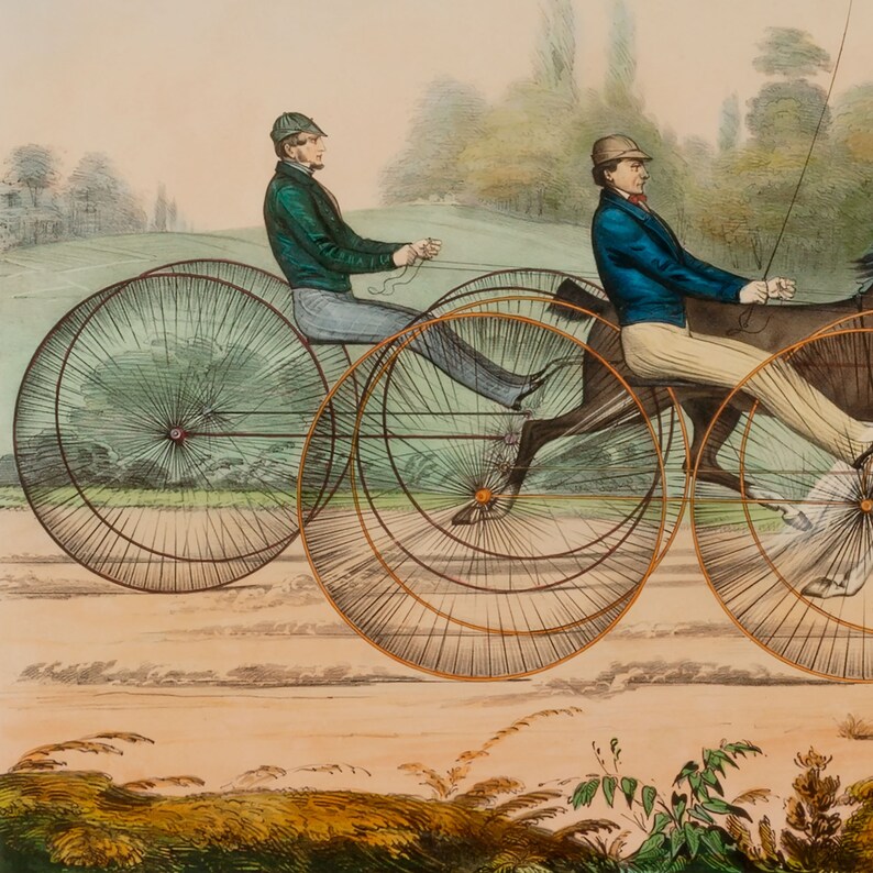 Vintage Reiter Gemälde Download, Digitale Wand Kunst Pferd Drucke Bild 3
