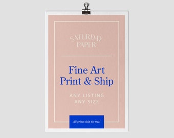 Fine Art Print and Ship | Mailed Vintage Art Prints for Framing