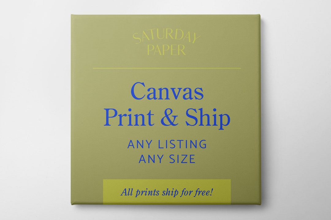 Printable Vintage Art on Canvas, Pick Any Art Piece for Print on Canvas