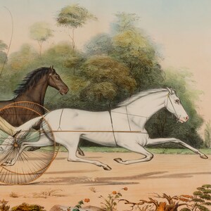 Vintage Reiter Gemälde Download, Digitale Wand Kunst Pferd Drucke Bild 4