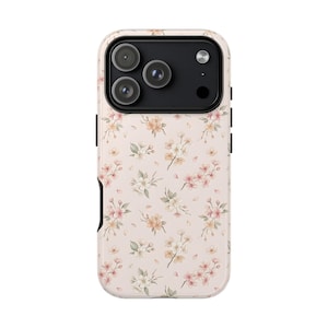 Cherry Blossom Tough Phone Case | Floral Blush Pink Phone Case | Cute Spring Cover