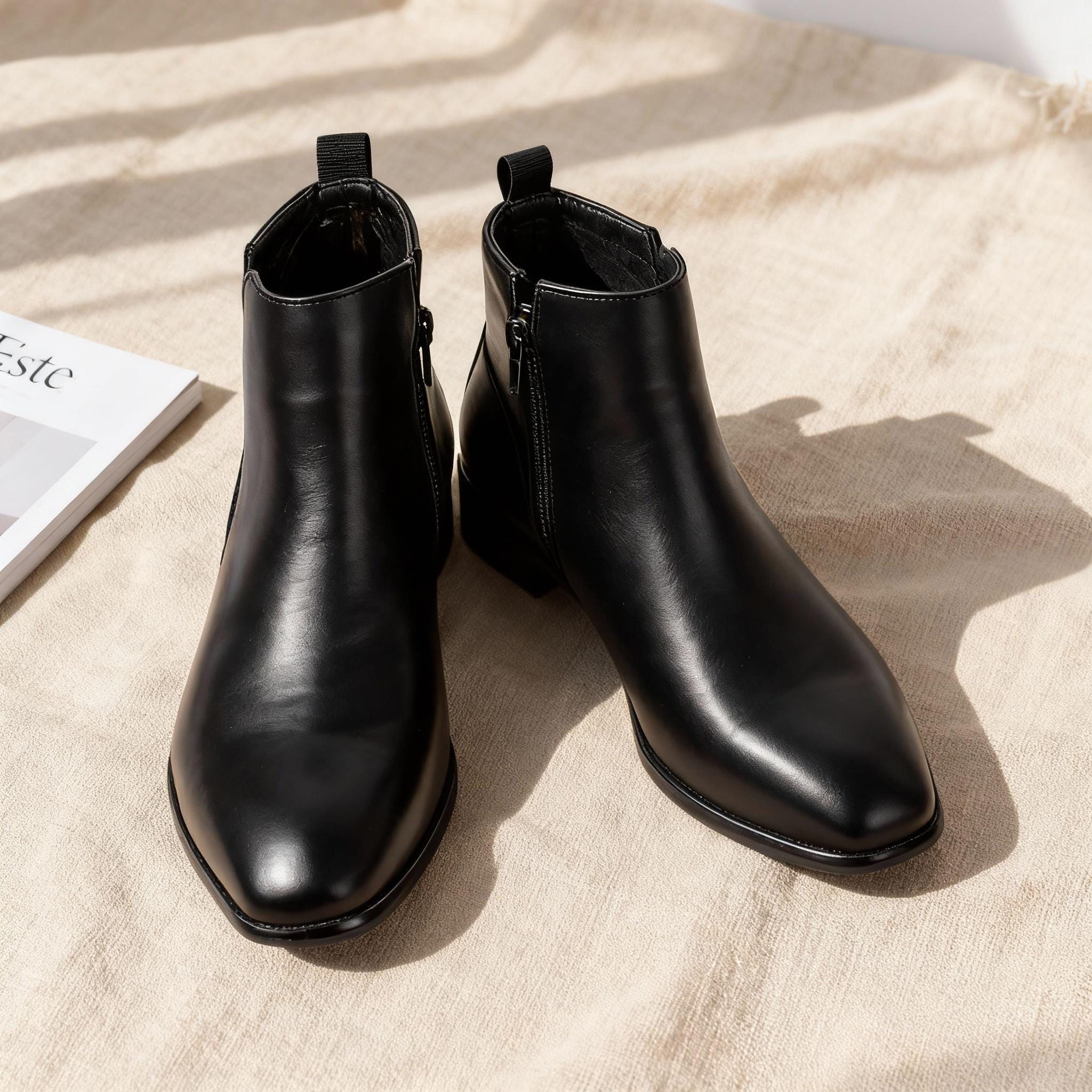slim fit dress slacks Blundstone Brown Suede Leather Ankle Boots, Men's Dress 2391 main image 0