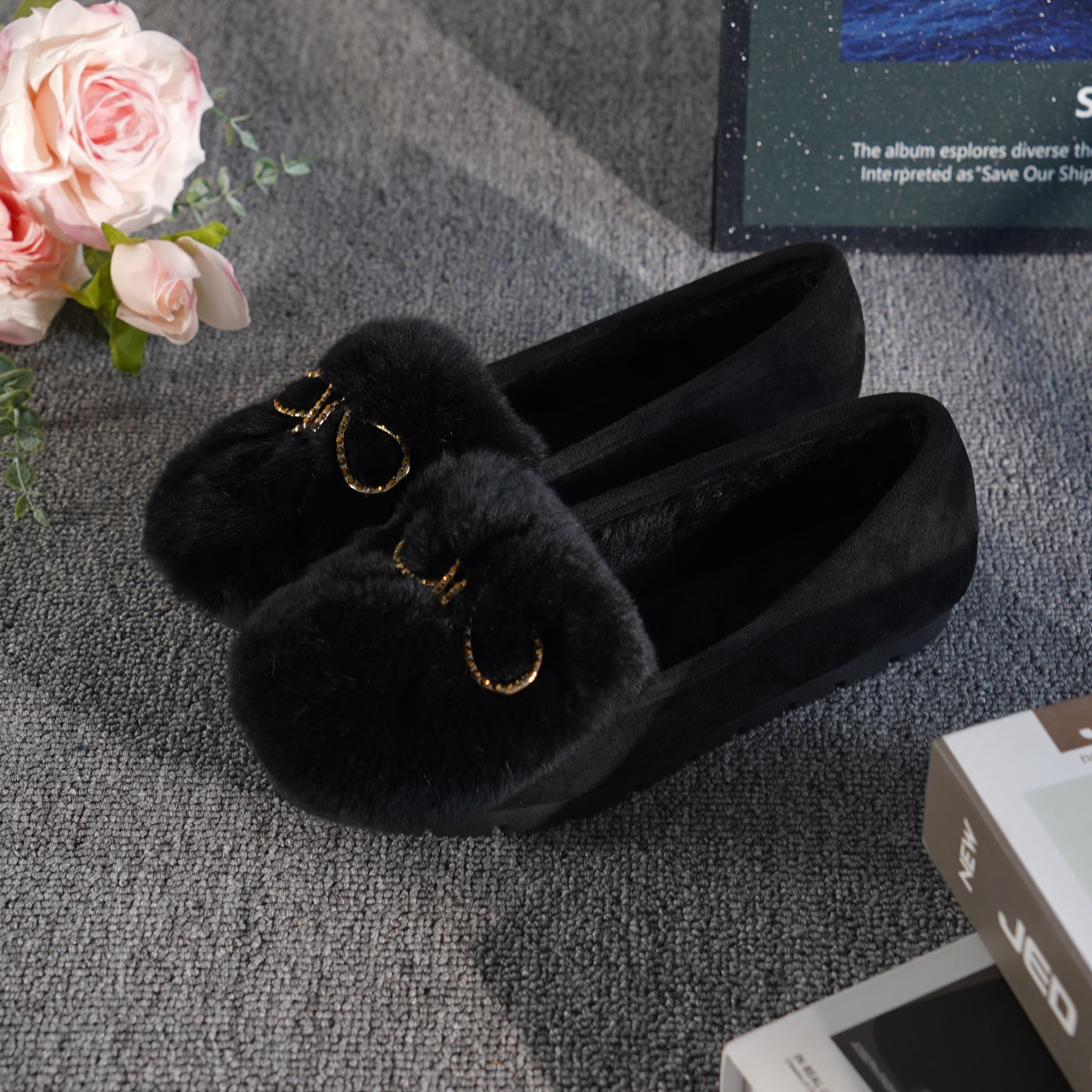 Black Bow Loafers - Etsy