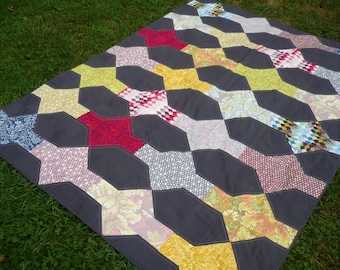 Mine Shaft - A Quilt Pattern by Kaye Prince of Miss Print