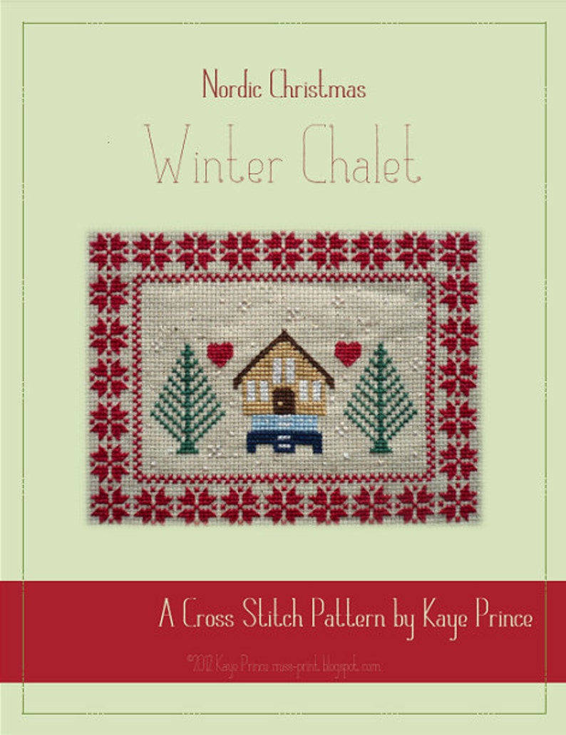 Nordic Christmas A Cross Stitch Series by Kaye Prince of Miss Print image 2