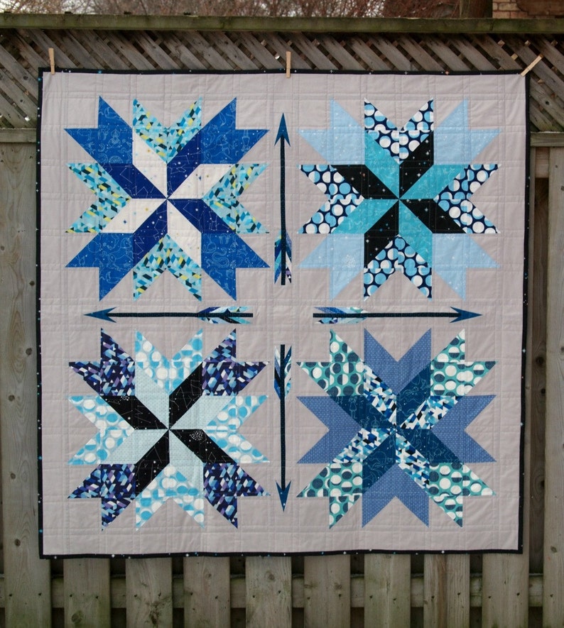 Orion A Quilt Pattern by Kaye Prince of Miss Print image 1